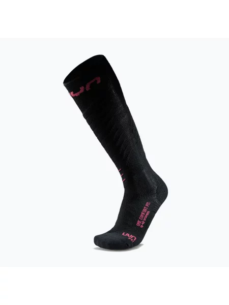 Șosete de schi pentru bărbați UYN Ski One Comfort Fit black/pink negru