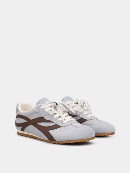 Кросівки Braska замша/текстиль блакитний