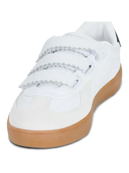 Pantofi Lacoste cu bretele alb