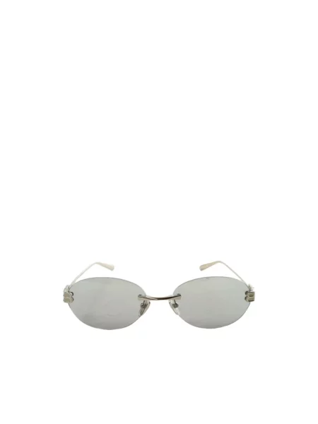 Lniane okulary przeciwsłoneczne Balenciaga szare