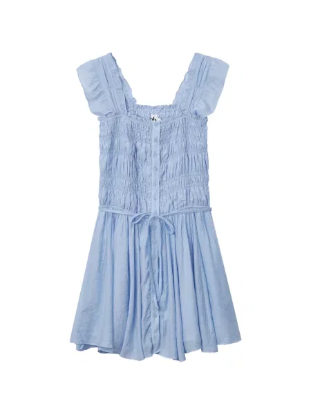 Rochie mini B+ab cu volane albastru