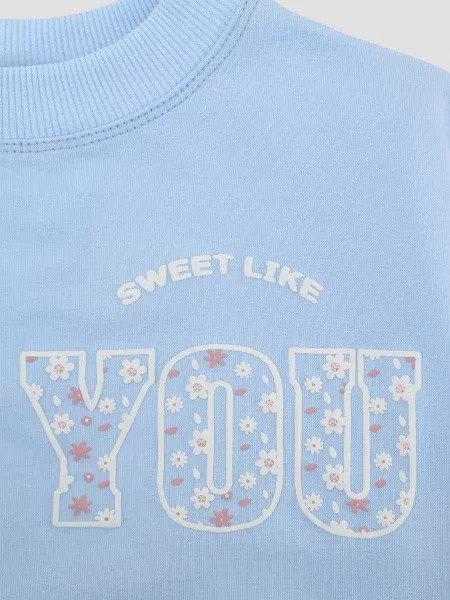 Дитячий Світшот YUKI блакитний