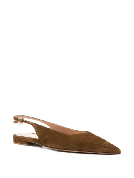 Balerini Gianvito Rossi slingback maro