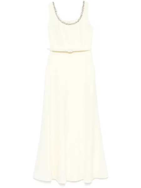 Rochie maxi Roland Mouret de costum galben
