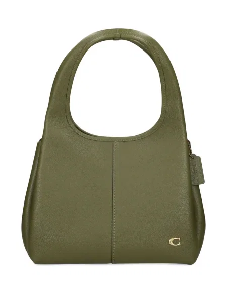 Torebka skórzana Coach skórzana zielona