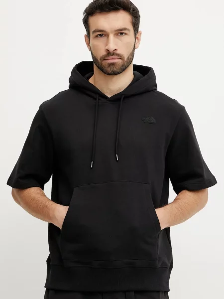 Суичър с качулка The North Face с качулка черно