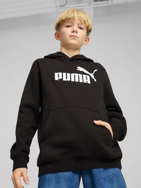 PUMA Mikina ESS No. 1 / biela čierna