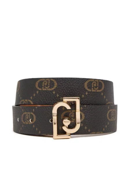 Liu Jo Pasek Reversible Hips Belt brązowy