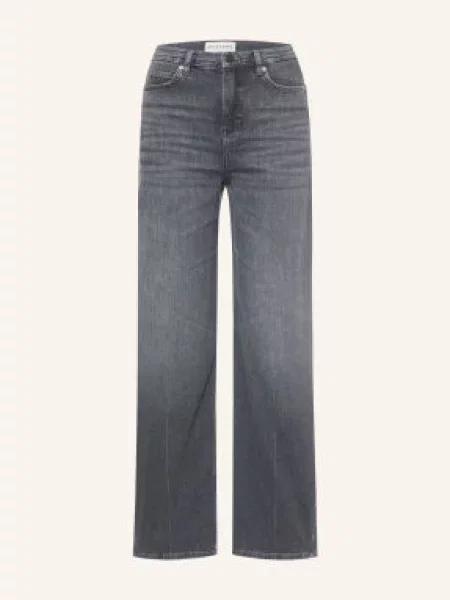 Opus Pants Barrel Džíny Mari Leap dark grey šedé