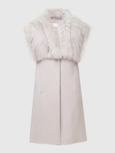 Світло-бежевий жилет з кашеміру Rindi бежевий