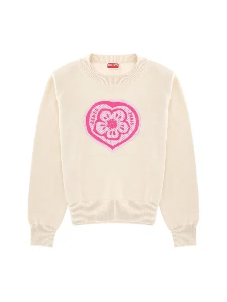 Sweter Kenzo w serca różowy