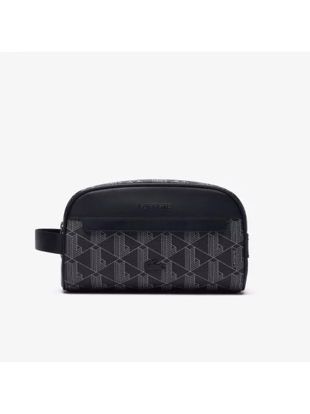 Lacoste косметичка чоловіча The Blend Monogram чорна