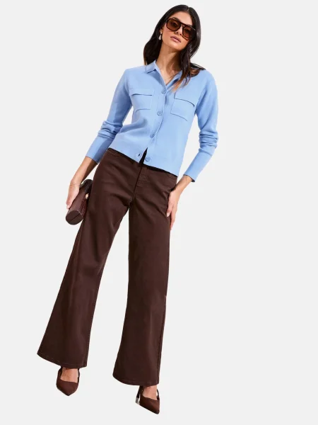 Friends Like These Geacă tricotată deschis albastru