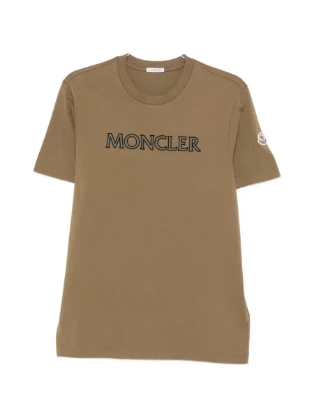 Tricou Moncler cu autograf maro