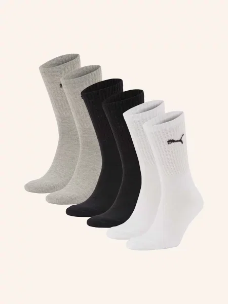 Skarpety z mieszanka bawełny w zestaw 6 par Puma białe