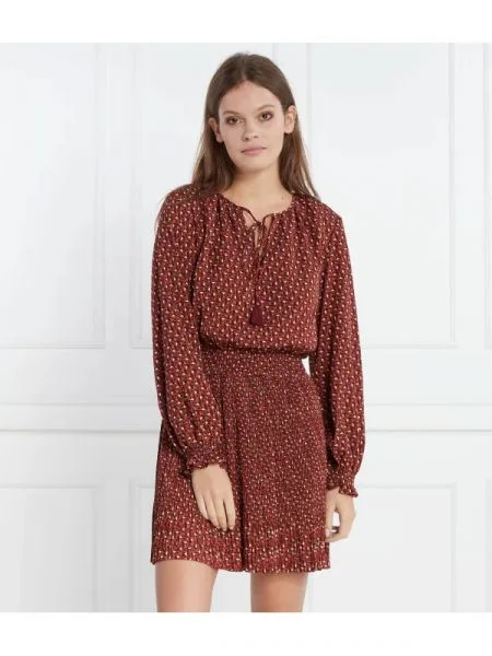Pepe Jeans London Rochie Katri bordo