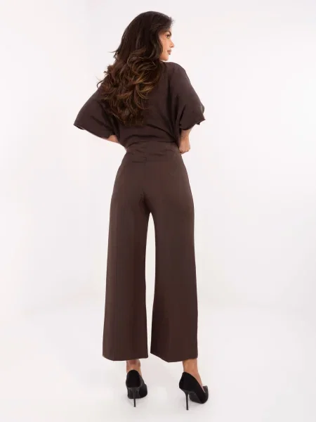 Pantaloni Rue Paris maro