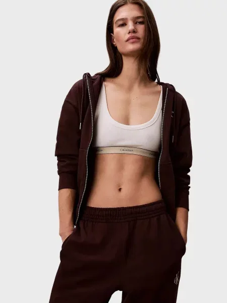 Толстовка Calvin Klein Jeans коричнева