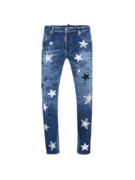 Jeansy Dsquared2 klasyczne niebieskie