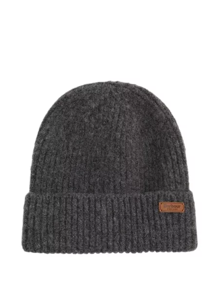Căciulă Barbour tricotate gri