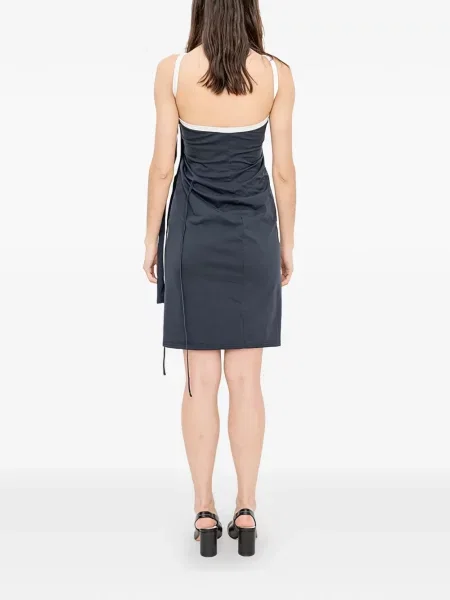 Rochie Façon Jacmin plic albastru