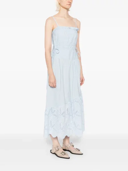 Sukienka Damson Madder garniturowa niebieska