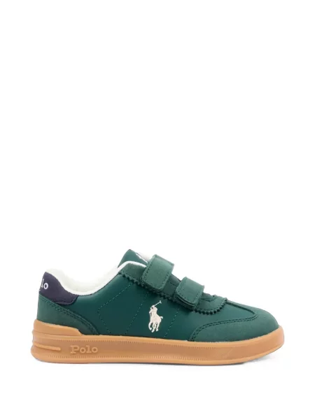 Sneakersy dziecięce Polo Ralph Lauren zielone