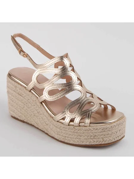 Pantofi Montevita auriu