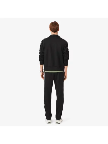 Lacoste Spodnie Dresowe Paris Piqué czarny