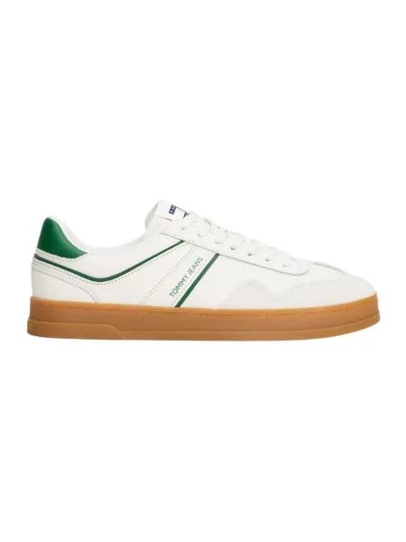 Tenisice Tommy Jeans The Greenwich Leather Écru bijela