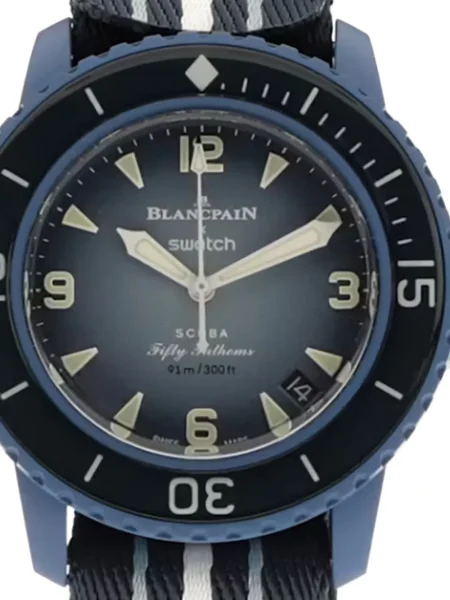 Ceas Blancpain albastru