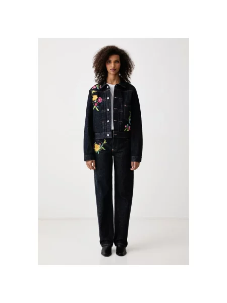 Jeansy straight leg Kenzo niebieskie