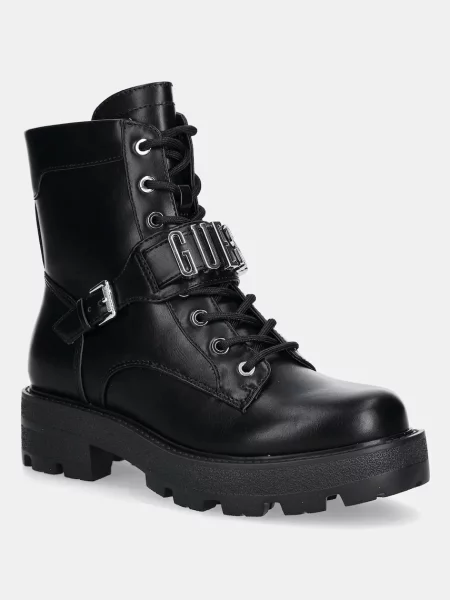 Nizki škornji Guess YANZY FLTYNZ črna