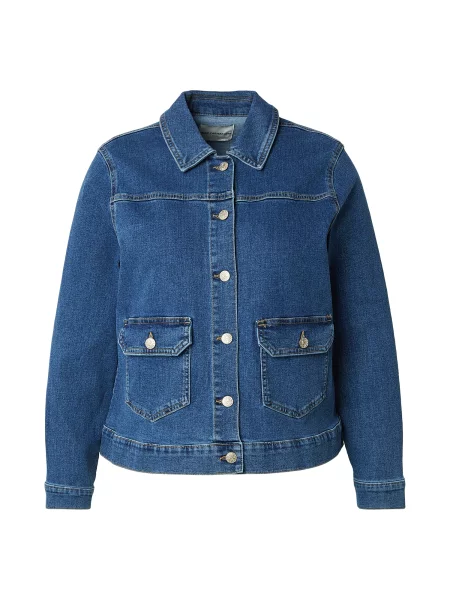 ONLY Carmakoma Geacă de primăvară-toamnă CARMADISON denim albastru