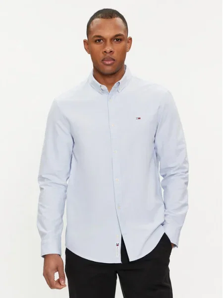 Tommy Jeans Cămașă albastru