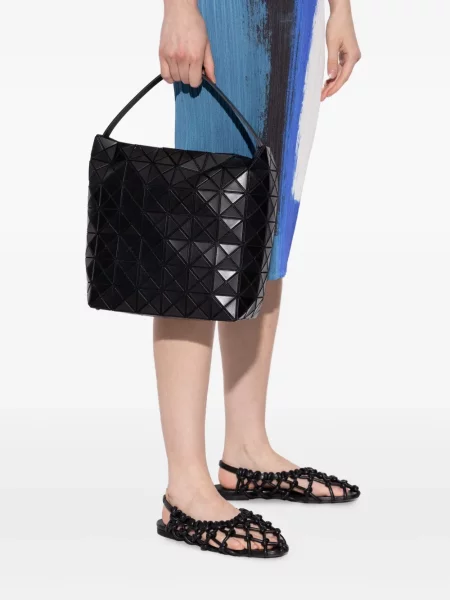 Geantă Bao Bao Issey Miyake cu imprimeu geometric negru