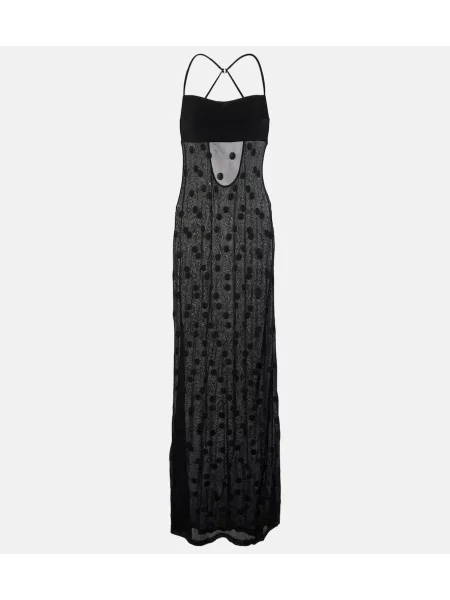 Rochie Jacquemus cu buline plasă negru