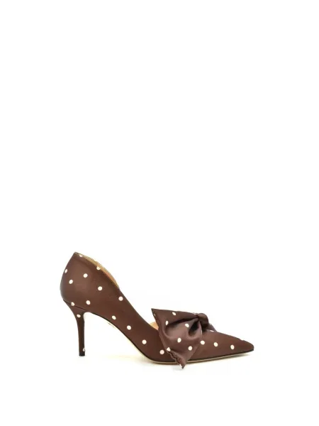 Czółenka Charlotte Olympia biznesowa brązowa