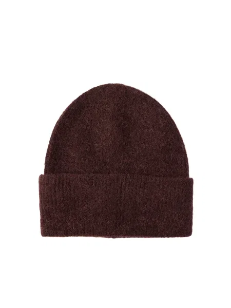 Samsøe Samsøe Čiapky vínovo červená