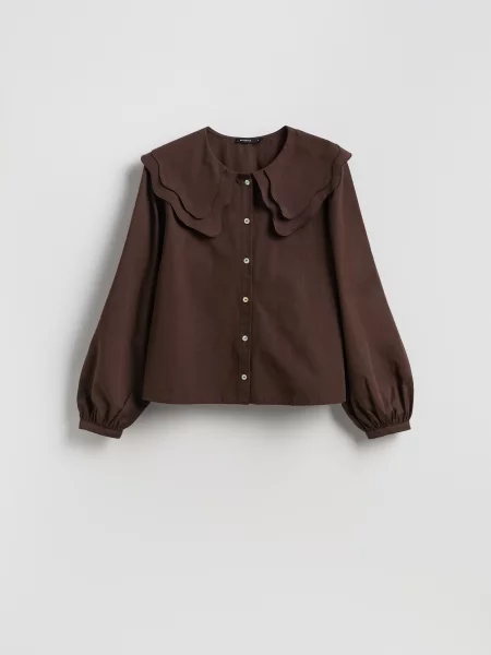 Рубашка Reserved коричневая