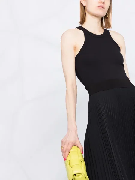 Kamizelka Toteme prążkowana czarna