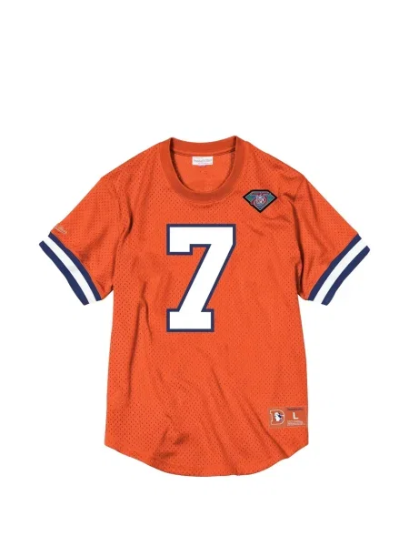Cămașă Mitchell & Ness din jerseu portocaliu