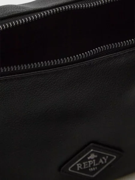 Поясна сумка Replay чорна