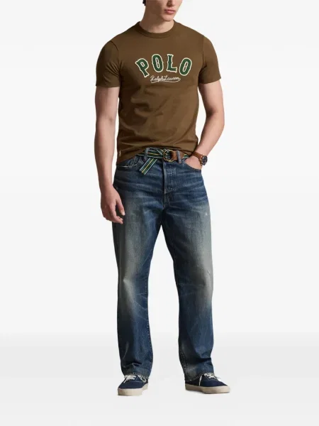 Șapcă Polo Ralph Lauren cu broderie din țesătură twill în carouri albastru