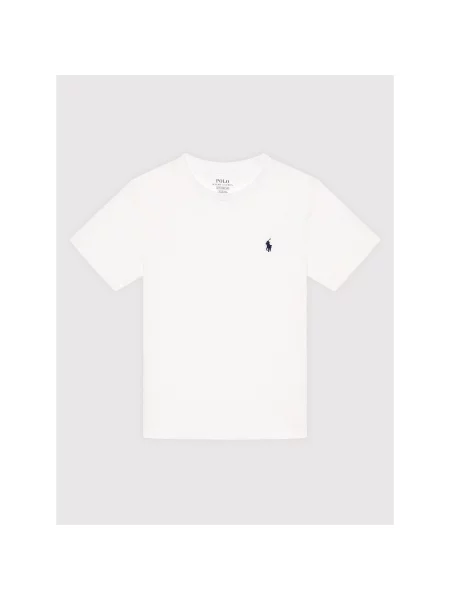 Polo majica Polo Ralph Lauren kratki rukavi od jersey s autogramom bijela