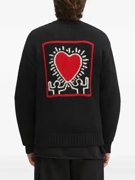Cardigan Wacko Maria de lână negru