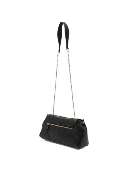 Colier Guess cu bretele cu autograf negru