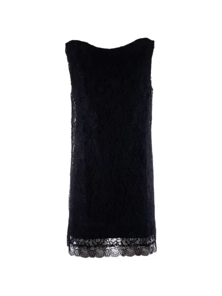 Rochie mini Chiara Boni La Petite Robe din dantelă albastru