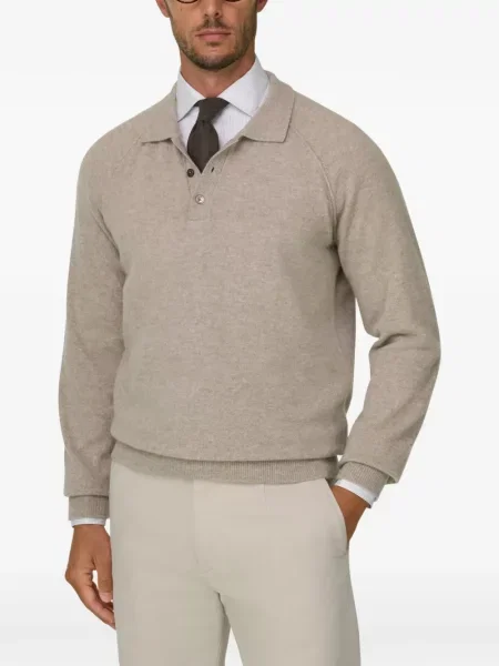 Tricou polo Boggi Milano de lână
