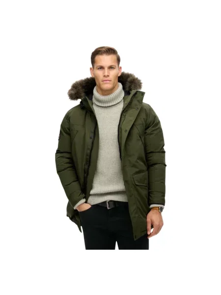 Parka Superdry zielona
